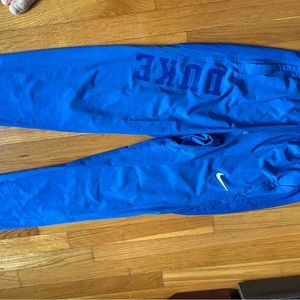Duke blue fleece pants by Nike